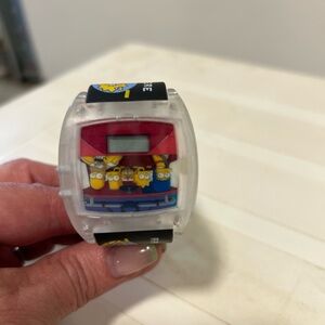 Character-Themed Digital Watch - Black and Red